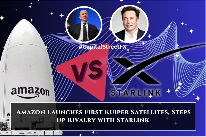 Amazon Launches First Kuiper Satellites, Steps Up Rivalry with Starlink