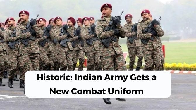 Indian Army To Get New Combat Uniform With 'Digital Disruptive