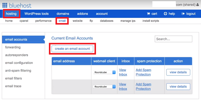 How to Create an Email Account on Bluehost | by Abdul ahad | Medium