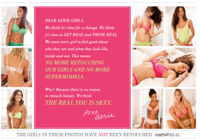 aerie Real Campaign: Body Positive or Body Shaming?, by Cassidy Crawford