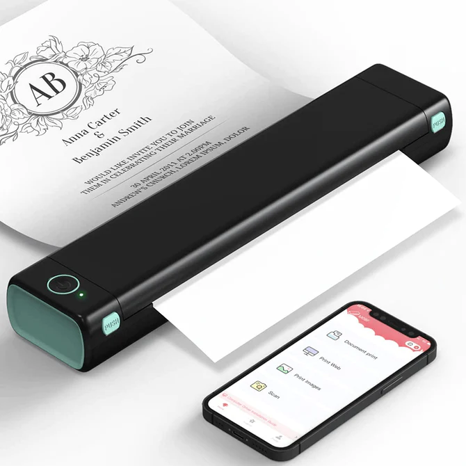 Introducing the Revolutionary Portable Inkless Printer by Chamithu