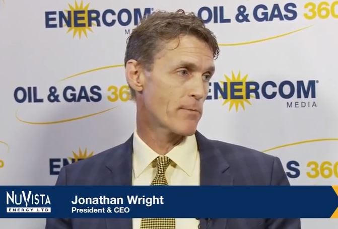 Exclusive Video Interview with NuVista Energy President & CEO Jonathan Wright