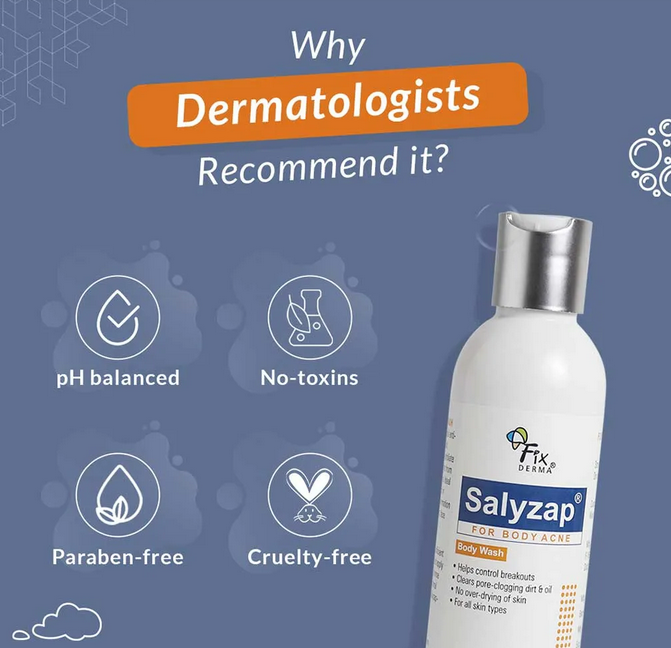 What are the benefits of salicylic acid body wash? Fixdermaindia Medium