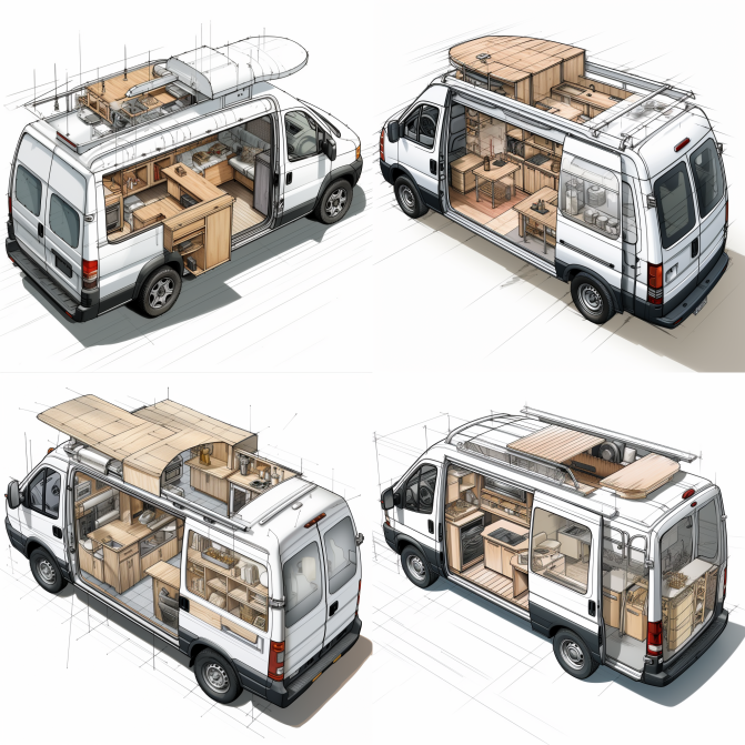 🚐 Crafting Your Dream Conversion Van Layout: A Tailored Guide | by  VanBuildHelp.com | Medium