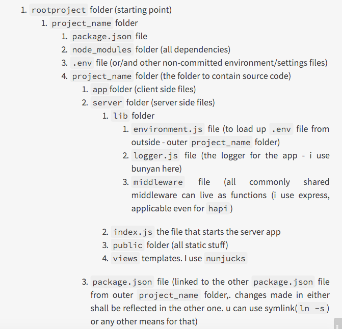 A directory structure i use for Node projects by Saurabh Sharma Medium