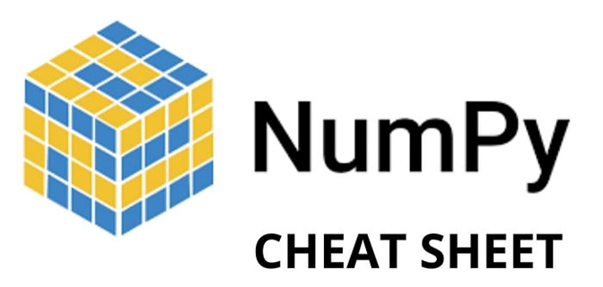 NumPy Cheat Sheet. A list of important methods and attributes along ...