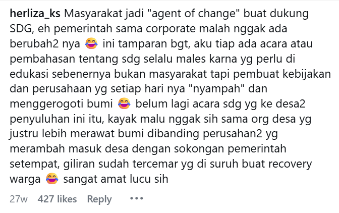 SDGS : selalu diomongin gagal semua