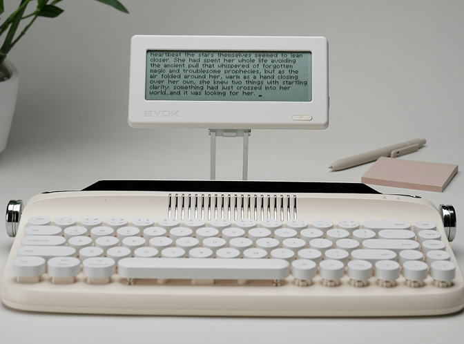 Bring Your Own Keyboard And Create An E-ink Typewriter For Cheap