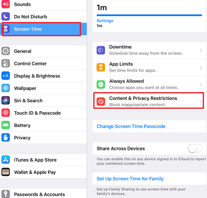 How to Turn on or off Restrictions/Screen Time on iPad by Steven K