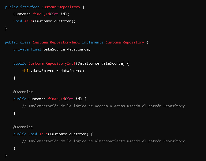 Example of real-world code that applies any enterprise application ...