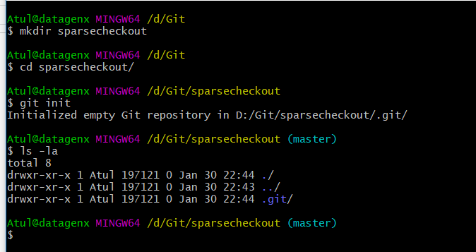 Git — Use Sparse Checkout — Pull Specific Folder from Repository | by Atul  Singh | Medium