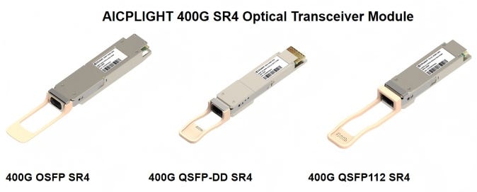 400G Optical Module Form Factors: QSFP-DD vs. OSFP vs. QSFP112