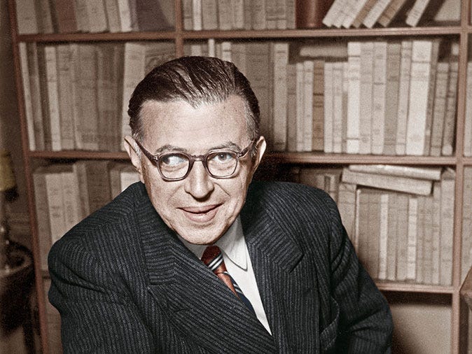 How To Read: SARTRE. “Man is condemned to be free; because… | by Dionysy |  Medium