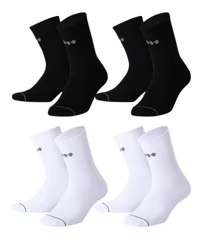 The Performance Bundle: WaveWear 4-Pack Athletic Socks (S2)