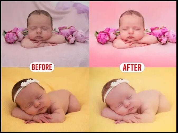 Newborn Photo Editing & Baby Photo Retouching Service by Elsaezraph