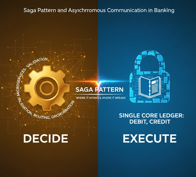 Saga Pattern and Asynchronous Communication in Banking: Where It Works and Where It Breaks