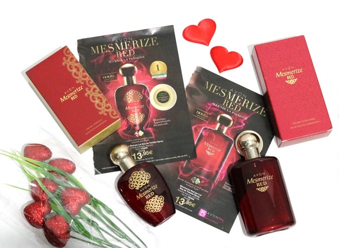 Avon Mesmerize Red, i profumi di coppia per San Valentino | by Pamela  Soluri | Medium