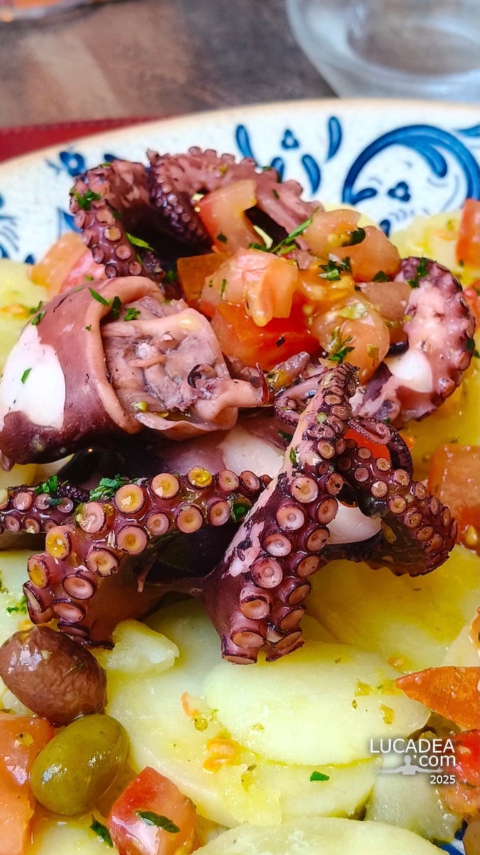 Un polpo alla ligure a Monterosso