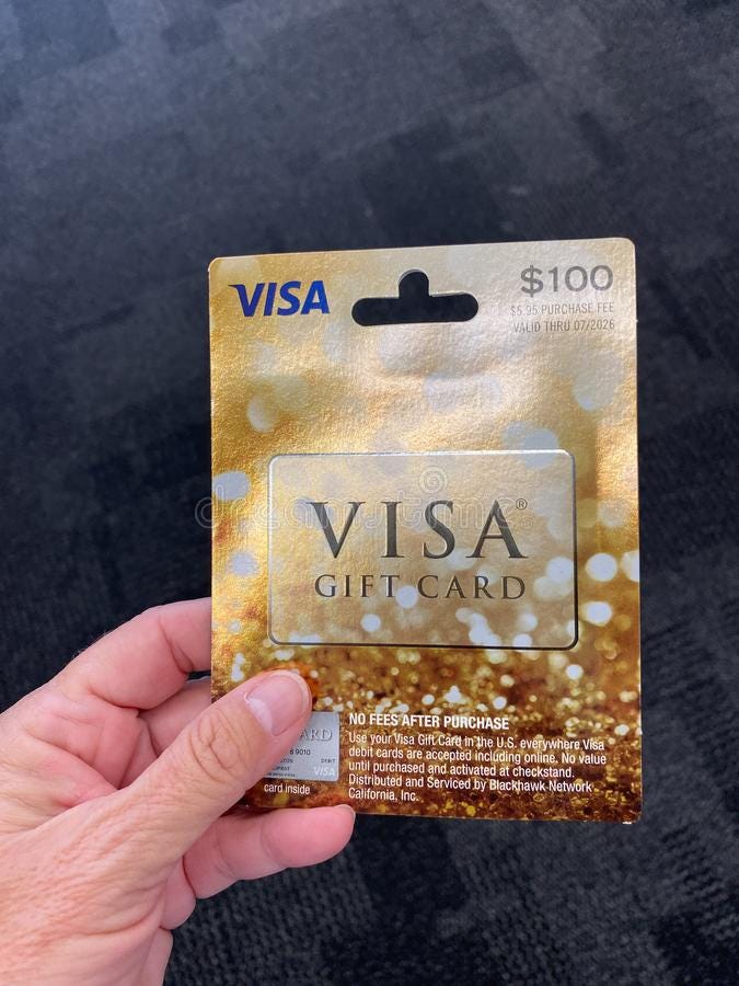 How to Use a Visa Gift Card on : Can You Use Gift Cards on