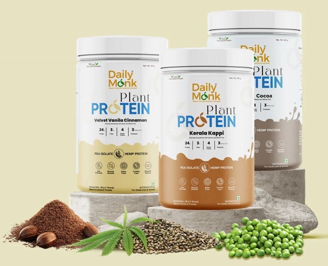 Daily Monk’s Path to Wellness: The Best Plant-Based Protein in India & Trusted Plant Based Protein…
