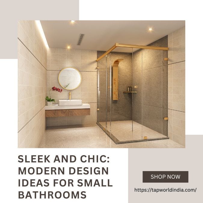 Sleek and Chic: Modern Design Ideas for Small Bathrooms | by ...