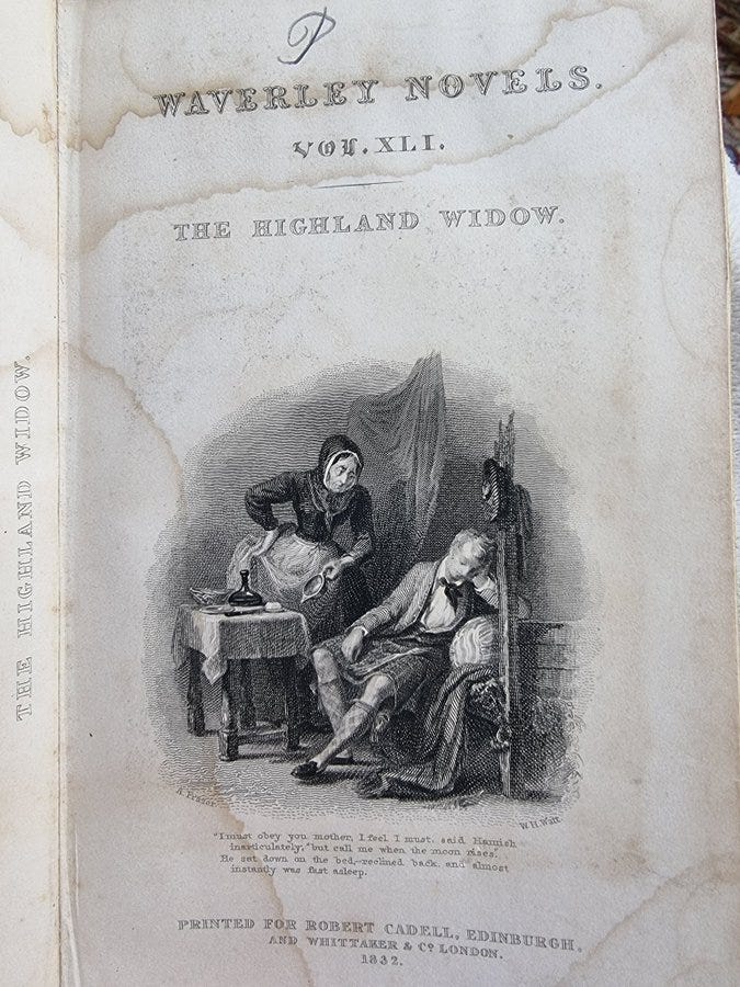 Walter Scott, 'The Highland Widow' (1827) | By Adam Roberts.