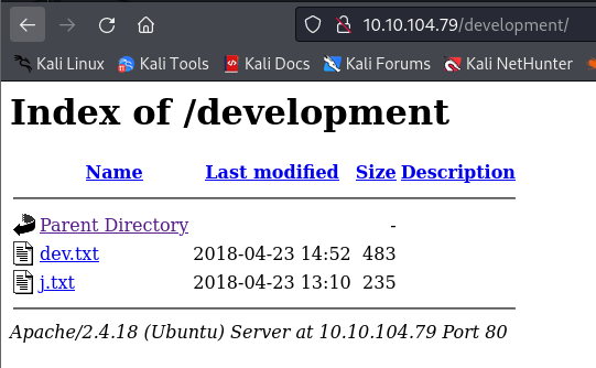 found directory development