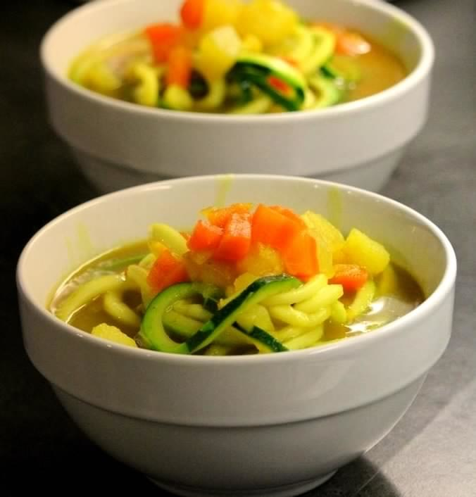 Potato, Leek, Carrot and Turmeric Soup
