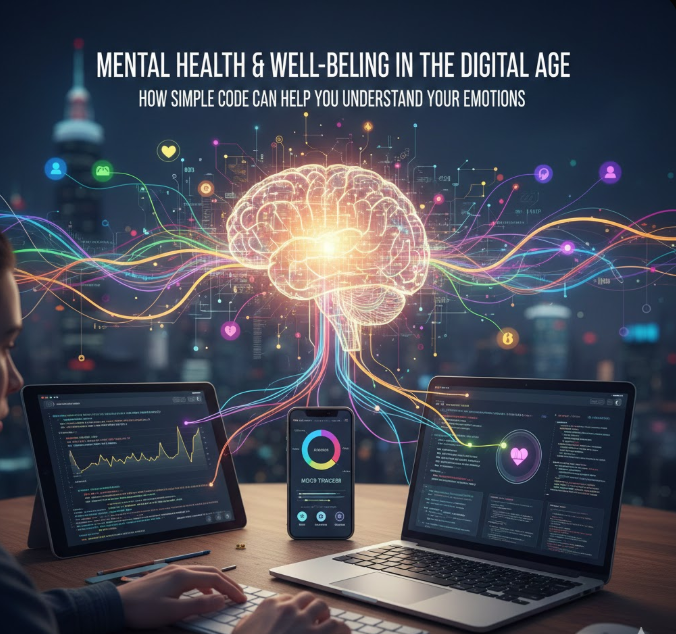 🧠 Mental Health & Well-Being in the Digital Age: How Simple Code Can Help You Understand Your Emotions