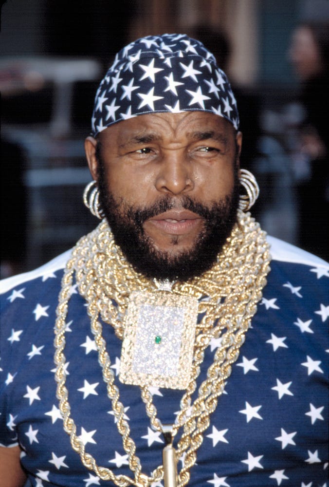 The Story Behind Mr. T's Iconic Gold Chains | by Daniel Ganninger |  Knowledge Stew | Medium