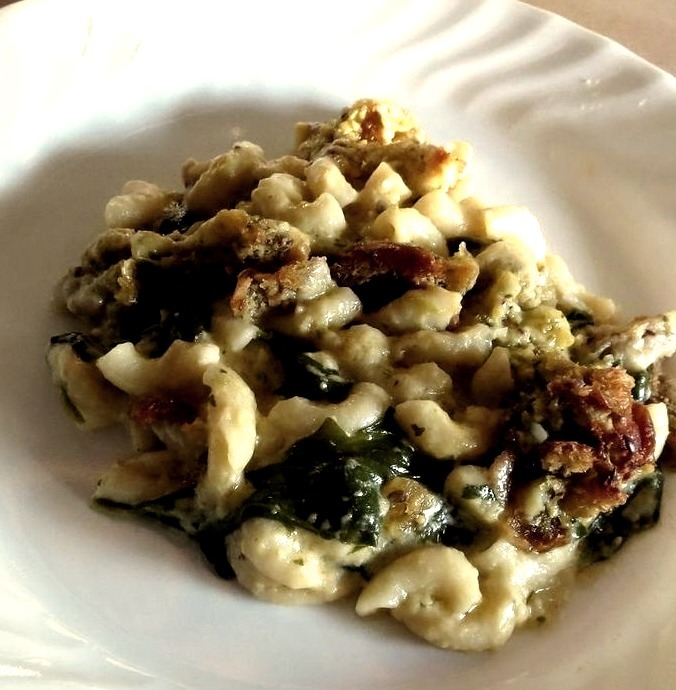 Main Dishes — Macaroni and Cheese — Spinach Power Pesto Macaroni and Cheese