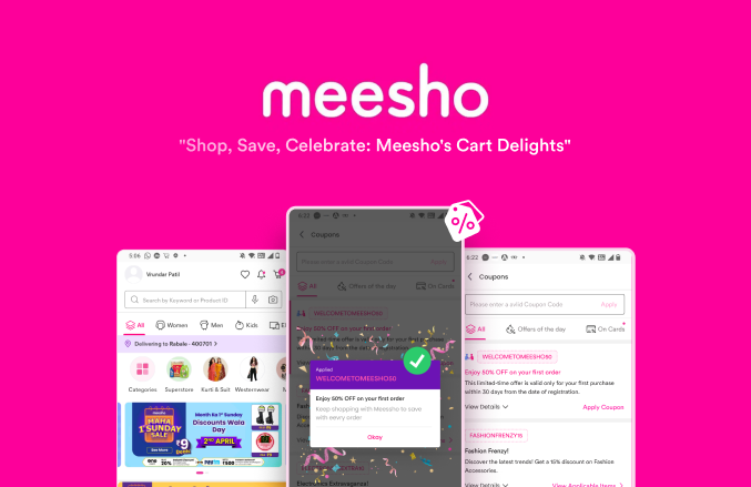 Create a coupon/offer system on the cart page of Meesho. | by Vrundar ...