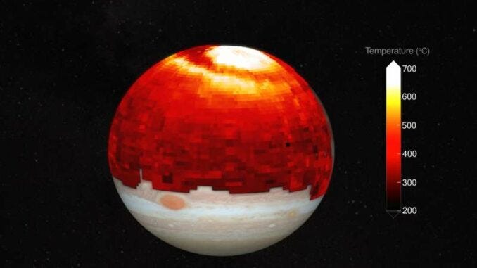 Anche Giove ha problemi di riscaldamento globale