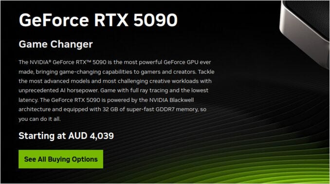 RTX 5090 in Australia March 2026 Pricing Stock Reality