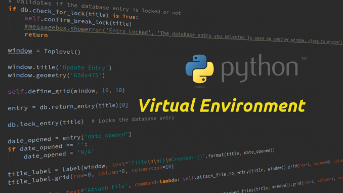 Virtual Environment In Python. A Developer'S Most Powerful Tool | By Shivam  Verma | Analytics Vidhya | Medium