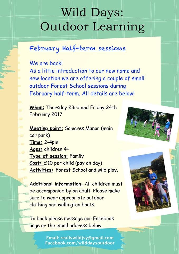 Jersey February Half Term Activities & Events by Kids About Jersey
