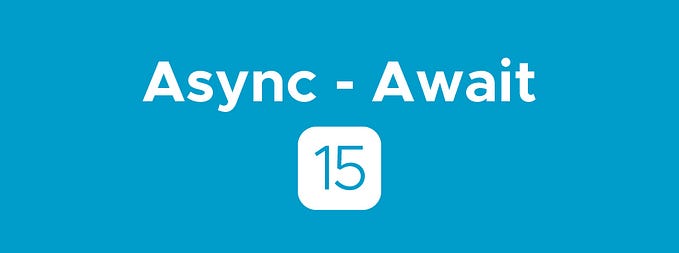 Async Await in Swift