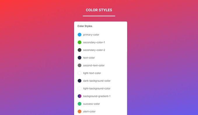 How to create and organize your Color styles in Figma
