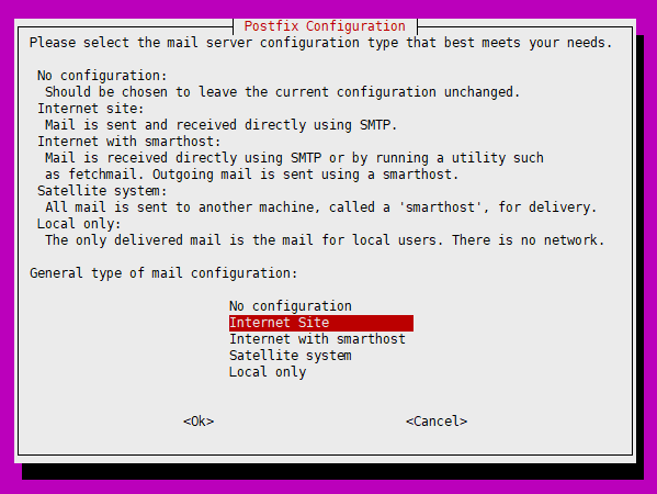 Install Postfix (Mail Server) on Ubuntu