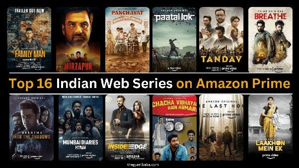 Top16 Best Indian Web Series On Amazon prime Video 2022 | by The Gyani Baba  | Medium