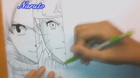 Naruto realista - Speed drawing