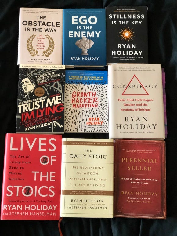 Ryan Holiday's Best Books. Ranking the works of the prolific…, by  Christopher Pierznik, The Passion of Christopher Pierznik