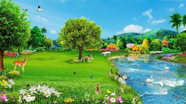 How Can We Humans Return to the Life in the Garden of Eden