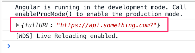 Creating a URL with HttpParams in Angular