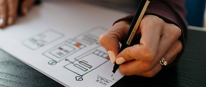 UX designer defining user goals