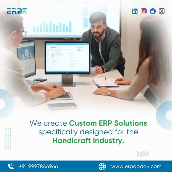 🚀 All-in-One ERP Solution for the Handicraft Industry! 🎨