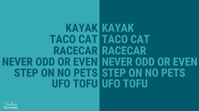 A quick guide to the infamous palindrome question