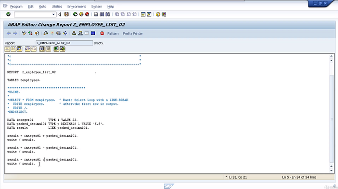 Module 4 Performing Calculations: Step-by-step Guide For SAP ABAP Programming For Beginners