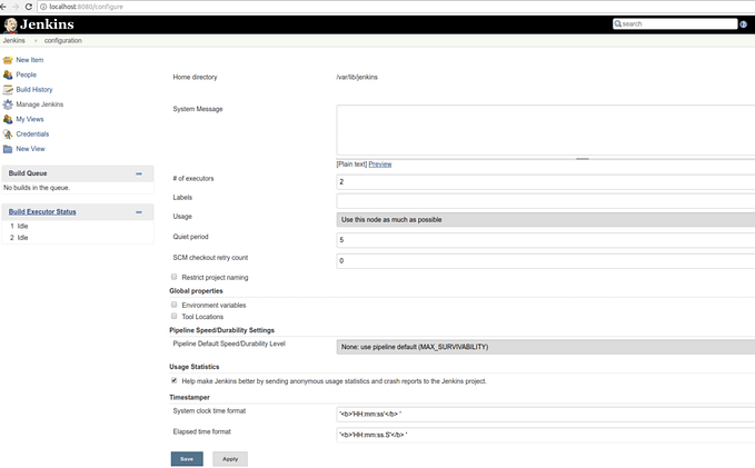 Simple way to change home directory of Jenkins Server