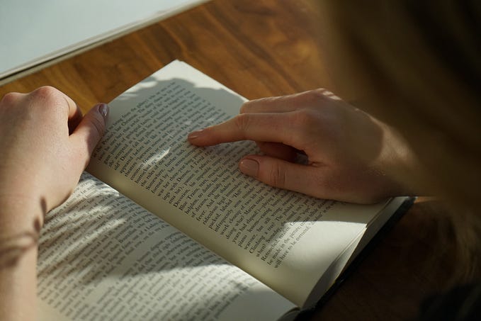 I am a slow reader and it is ok!